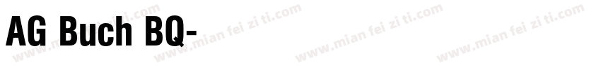 AG Buch BQ字体转换